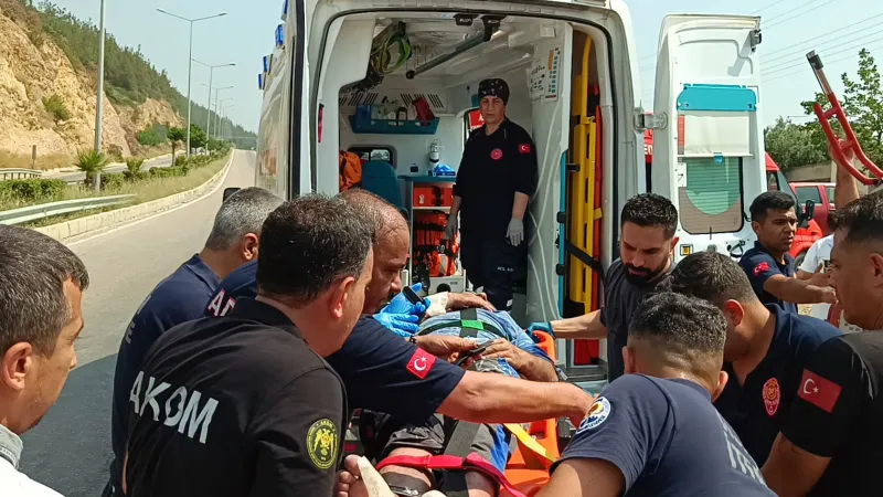 Adana'da elektrik akımına kapılan boyacı yaralandı