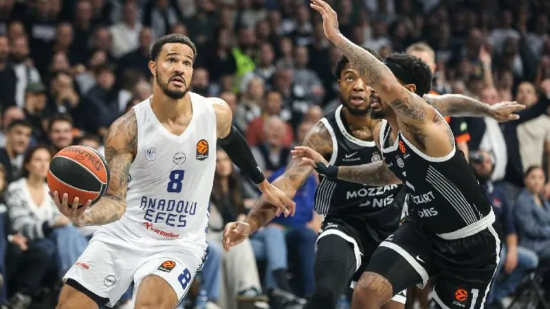 Efes Euroleague'de Şokta! Partizan Deplasmanında Büyük Sürpriz!