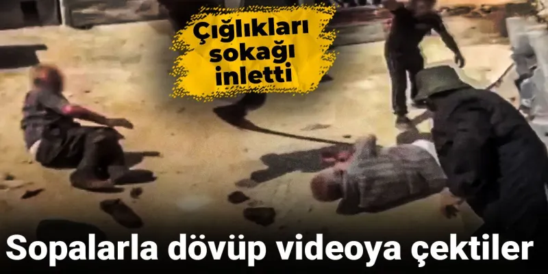 Sopayla Dehşet! Yaşlı Adamın Feryatları Yüreklere Dokundu