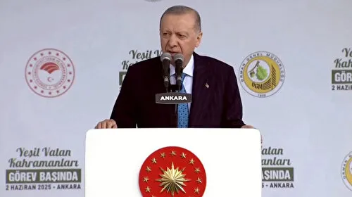 Cumhurbaşkanı Erdoğan: Orman varlığımız 23,4 milyon hektara ulaştı