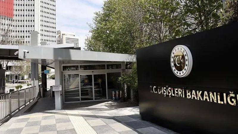 Dışişleri Bakanlığından İsrail'e Gazze tepkisi