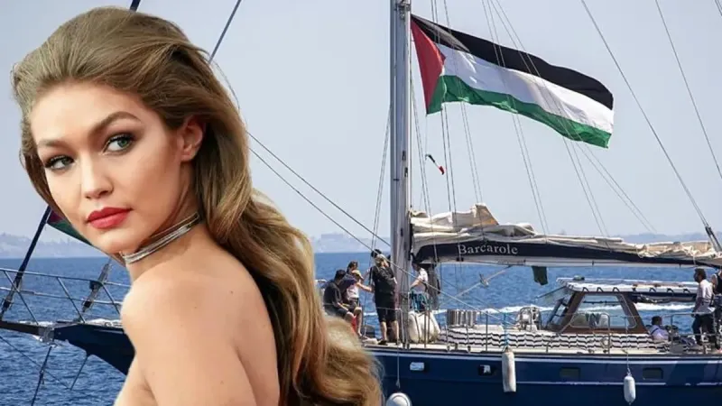 Gazze’ye yardım için giden Madleen yelkenlisine Gigi Hadid’den destek! Dünyaca ünlü yıldız da orada