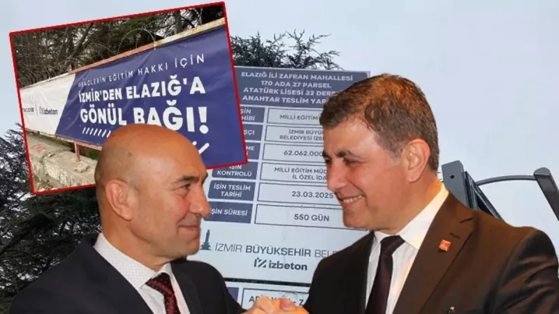 "Gönül Bağı" dediler, ayak bağı oldular! CHP'li İzmir BB'nin Elazığ'a verdiği 'Atatürk Lisesi' sözü havada kaldı: Bir çivi bile çakmadılar