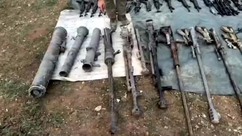 Irak'ın kuzeyinde ele geçirilen çok sayıda mühimmat imha edildi