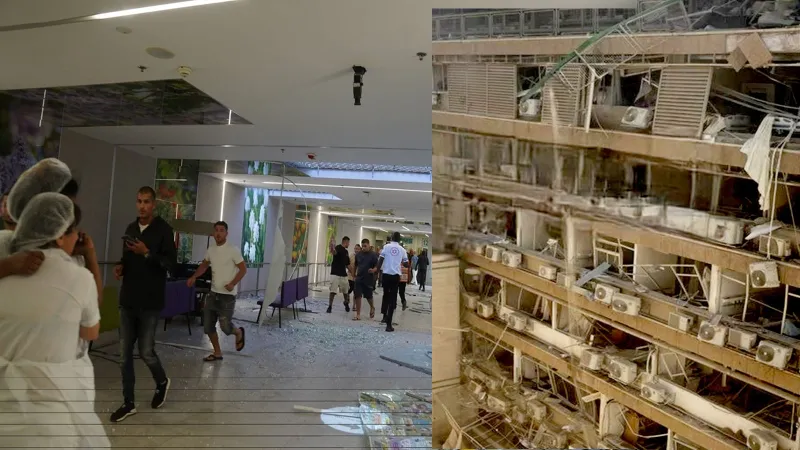 İran'dan İsrail'e balistik füze saldırısı; hastane ile borsa binası yerle bir oldu
