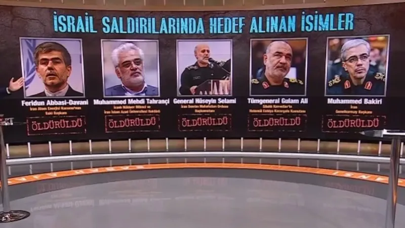 İsrail saldırılarında İran'ın üst düzey isimleri öldürüldü!
