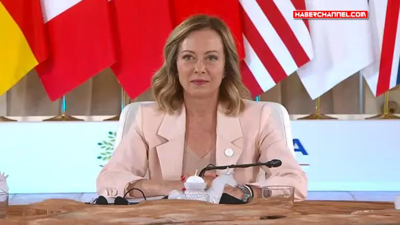 İtalya Başbakanı Giorgia Meloni: "Amacımız müzakerelere ulaşmak"