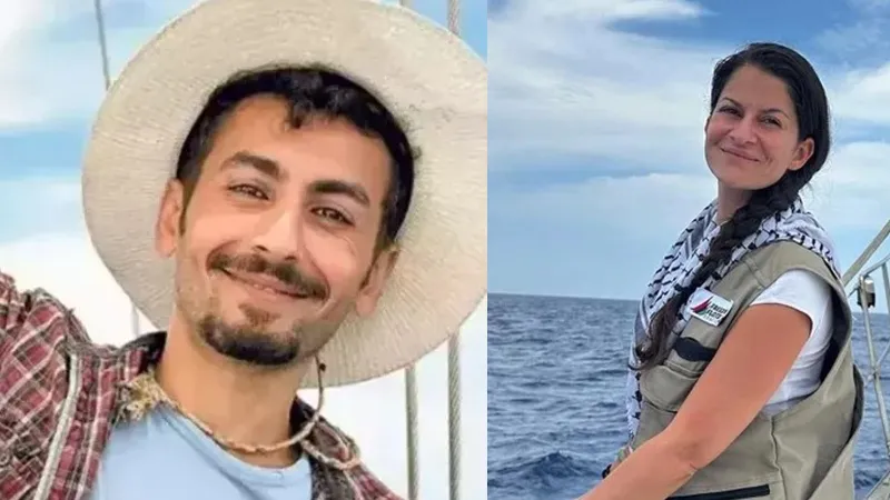 Madleen aktivistleri Şuayb Ordu ve Yasemin Acar Berlin'e ulaştı