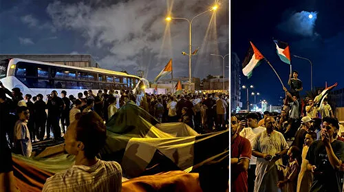 Mağrib Direniş Konvoyu'nun Libya'nın doğusuna girişine izin verilmiyor