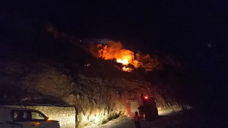 Mardin Kalesi'nde Korkutan Yangın! Alevler Tehdit Mi Ediyor?