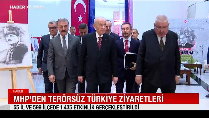 MHP'den Terörsüz Türkiye ziyaretleri: 55 il ve 599 ilçede bin 435 etkinlik gerçekleştirildi