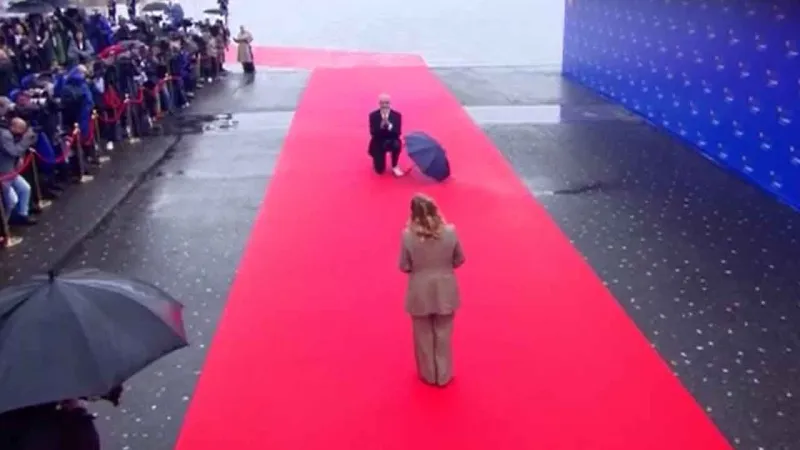 Şok! Başbakan'dan Kırmızı Halıda Olay Hareket! Meloni Ne Dedi?