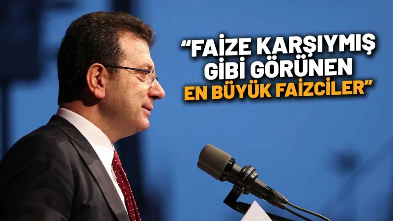 İmamoğlu'ndan AKP'ye Faiz Tokadı! Emekçi Bozuk Para mı?