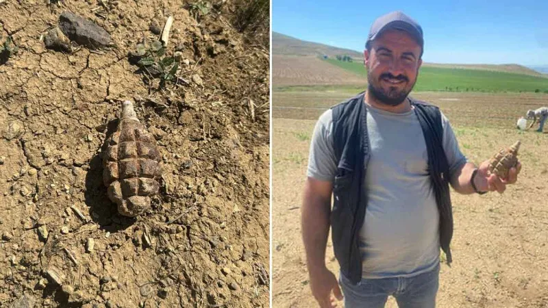 Ankara'da Şok! Soğan Tarlasında 104 Yıllık Bomba Bulundu!