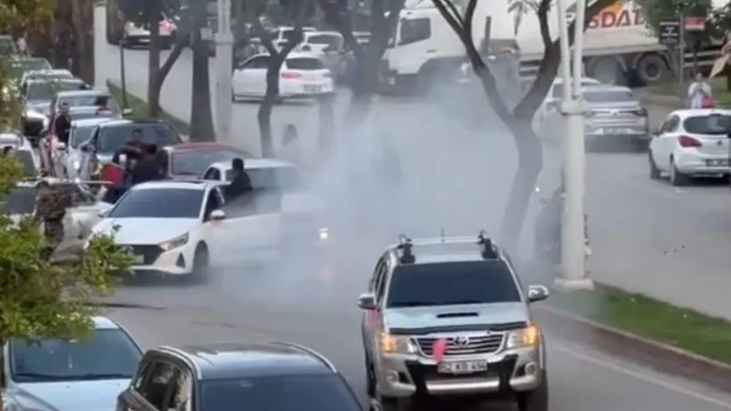 Adana'da Düğün Magandalığı! Drift Atanlara 200 Bin TL Ceza Şoku!