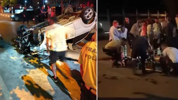 Siirt'te Korkunç Kaza! Takla Atan Otomobil Faciası