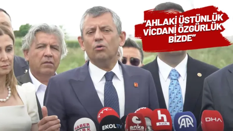 Silivri'de konuşan Özgür Özel: İmamoğlu 7 metrelik hücrede, onu içeride atanlar yerin 7 kat dibinde