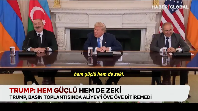 Trump'tan Aliyev'e Şaşırtan Övgü: Güçlü ve Zeki Lider!