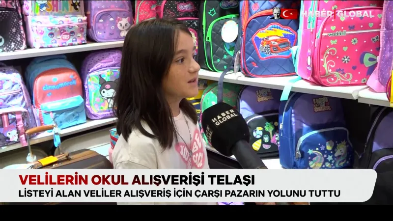 Okul Alışverişi Başladı! Veliler Kırtasiyelere Akın Ediyor